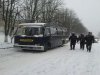 Активисты заблокировали автобусы с "Беркутом", которые пытались выехать с Василькова на Киев