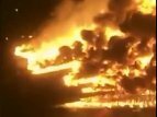 Пожар в офисе КПУ в Киеве