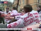 В Киеве прошел флэш-моб против русских сериалов