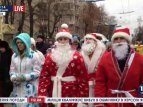 Новогодний карнавал состоялся на улицах Харькова