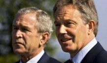 [фото] Буш и Блэр