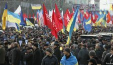 Евромайдан, митинг