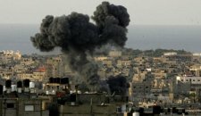 Израиль обстрелял базы боевиков на территории сектора Газа