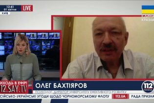 [фото] Олег Бахтияров, опровергает свое задержание СБУ как диверсанта - сюжет телеканала "БНК Украина"