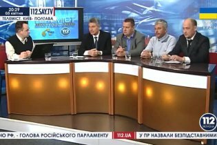 [фото] Олег Пругло в эфире телемоста "Киев-Полтава"