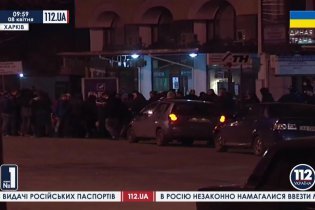 [фото] В Харькове ночью разгромили телекомпанию АТН