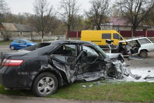 [фото] В Житомире по вине нетрезвого водителя произошла двойная авария