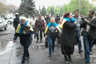 [фото] В Красноармейске состоялось шествие за единую Украину