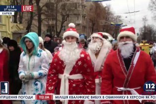 [фото] Новогодний карнавал состоялся на улицах Харькова