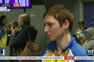 [фото] Украинских паралимпийцев встречают в аэропорту Борисполь