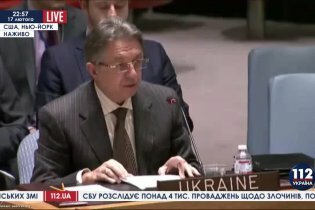 [фото] Выступление Юрия Сергеева, представителя Украины на заседании Совета Безопасности ООН 17 февраля