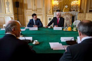 [фото] В Париже начались переговоры глав МИД в "нормандском формате"
