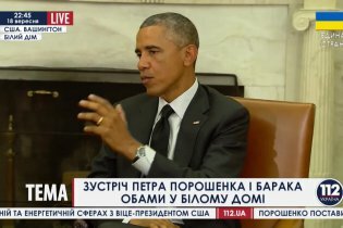 [фото] Итоги переговоров Порошенко и Обамы