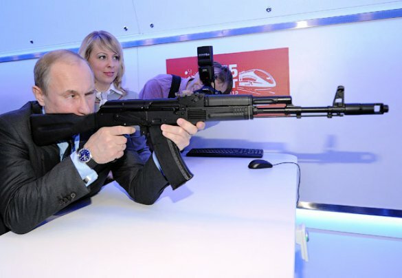 Путин и автомат
