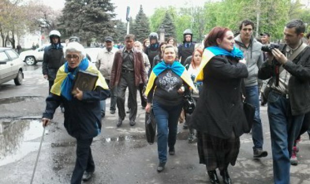 В Красноармейске состоялось шествие за единую Украину