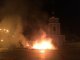В центре Киева неизвестные сожгли две палатки Евромайдана