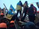 На Крещатике произошла потасовка между группой неизвестных и активистами Евромайдана