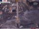 На Майдане усилился пожар в Доме профсоюзов, густой черный дым и огонь видны на 7 этаже