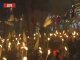 В Киеве началось факельное шествие в честь дня рождения Степана Бандеры