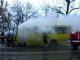 В Луганске маршрутка с 15 пассажирами загорелась во время движения
