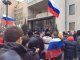 В ходе штурма пророссийски настроенными митингующими здания прокуратуры Донецкой обл. пострадал солдат внутренних войск