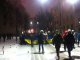 Участники шествия по случаю разгона Майдана спели гимн Украины у консульства РФ в Харькове