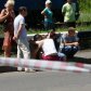 Место убийства сотрудников ГАИ в Донецке